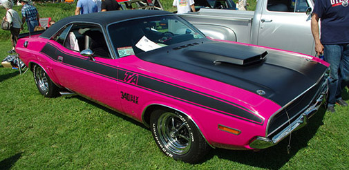 Pink 1970 Dodge Challenger RT Digital Art by Thespeedart - Pixels