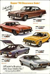 1970s AMC Cars: Ambassador Custom Brougham, Javelin, AMX & Gremlin