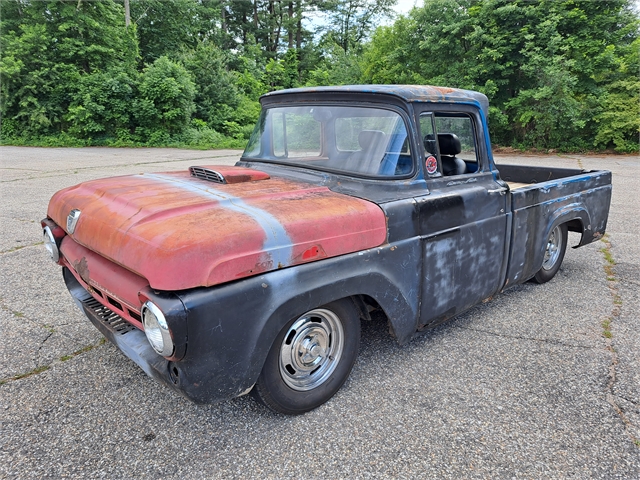 1957 Ford F100 with a late model chassis and drivetrain. 