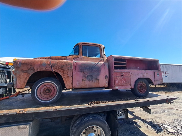 Very solid 1956 Dodge D100 fire truck