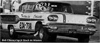 " Comanche" Vintage West Coast drag racer 1958 Pontiac Super Duty from California circa 1966