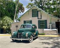 Beautiful 1940 Ford 2 Door Sedan Show Car with only 18,853 actual documented miles