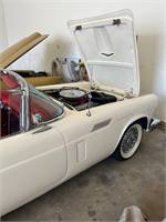 1957 White Thuerbird