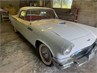 white 1957 Thunderbird